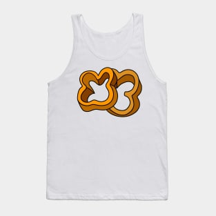 Sliced Orange Bell Peppers Tank Top